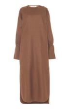 Max Mara Venusia Oversized Wool Midi Shirt Dress