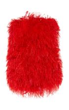 Attico Strapless Feather Mini Dress