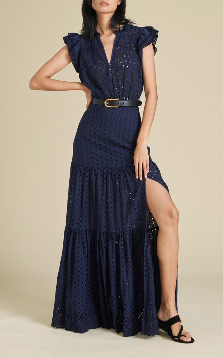 Moda Operandi Veronica Beard Satori Broderie Maxi Dress