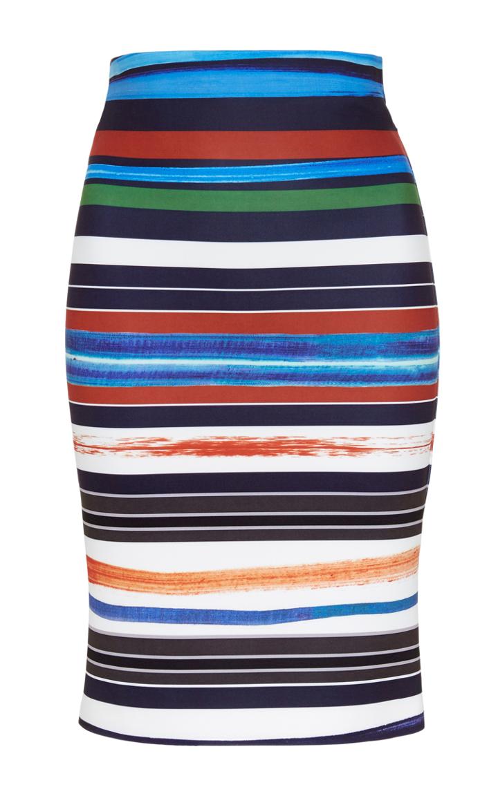 Clover Canyon Painted Horizon Midi Pencil Skirt