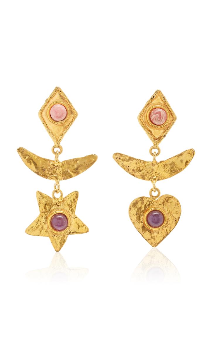 Moda Operandi Sylvia Toledano Honeymoon Rhodochrosite And Amethyst Cuff