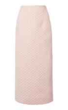 Moda Operandi Alessandra Rich Striped Tweed Midi Skirt
