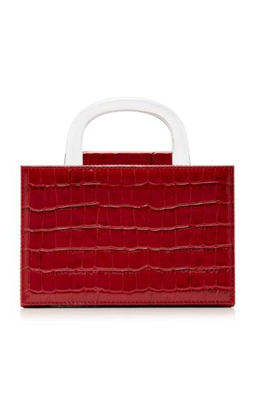 L'afshar Gio Embossed Leather Bag