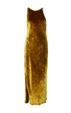 Khaite Karen Draped Velvet Dress