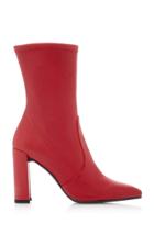 Stuart Weitzman Clinger Stretch-leather Ankle Boots