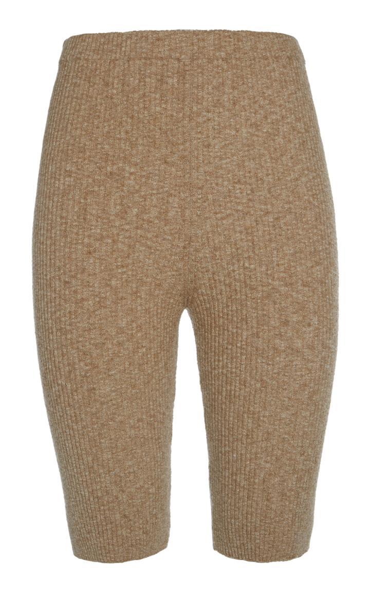 Moda Operandi Alanui Mid-rise Ribbed-knit Shorts Size: S