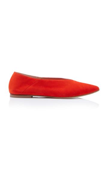 Aeyde Moa Suede Flat