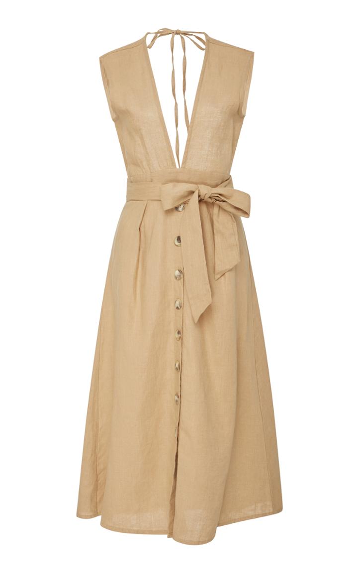 Faithfull Le Roch Sleeveless Midi Dress