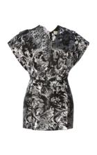 Christopher Kane Floral Jacquard Mini Dress