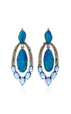 Sutra Black Opal Marquise Drop Earrings