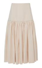 Moda Operandi Molly Goddard Immy Gathered Cotton Midi Skirt Size: 6