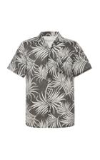 Officine Gnrale Dario Topical Leaf Short Sleeve Shirt