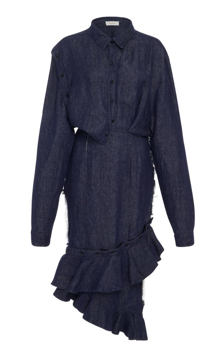 Semsem Deconstructed Denim Dress