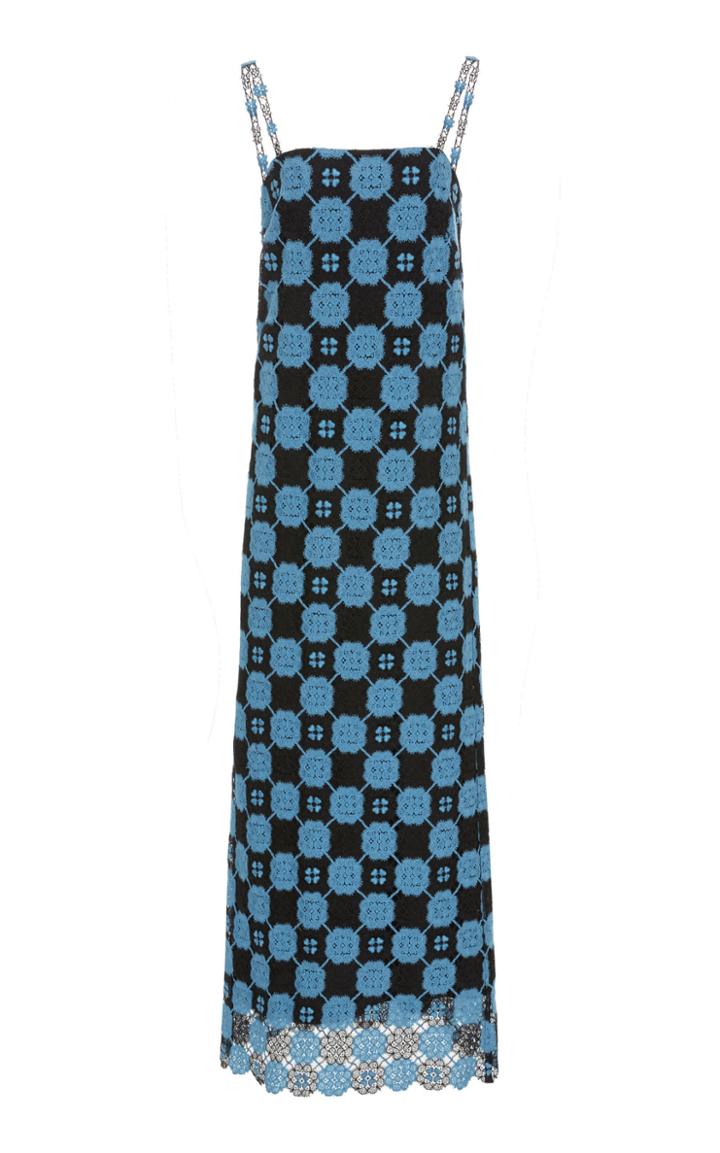 Lein Cashmere Lace Column Dress