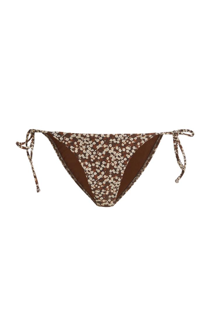 Matteau Printed String Bikini Bottoms