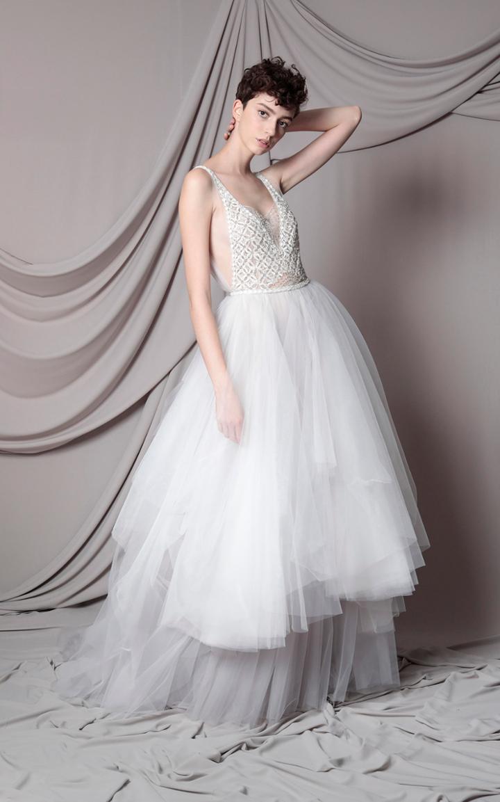 Moda Operandi Marco & Maria Two Tone Tulle Gown