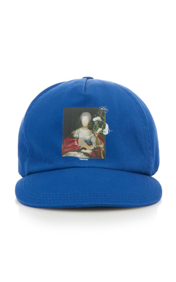 Off-white C/o Virgil Abloh Mariana De Silva Printed Cotton-twill Baseball Cap