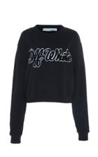 Off-white C/o Virgil Abloh Emblem Cotton Crewneck