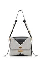 Givenchy Eden Medium Leather And Canvas Shoulder Bag