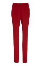 Peter Do Ankle-slit Cady Slim-leg Pants Size: 36