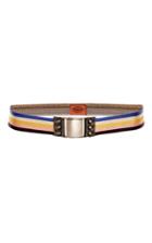 Missoni Blue Multicolored Stripe Belt