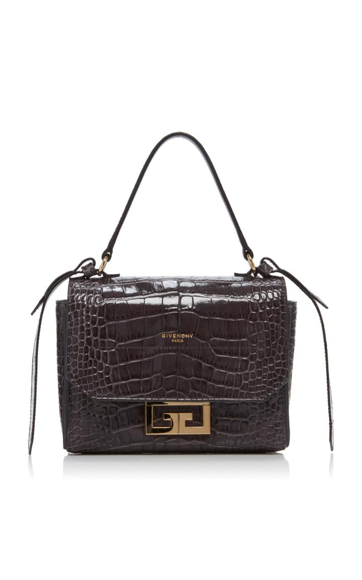 Givenchy Eden Mini Croc-embossed Leather Shoulder Bag