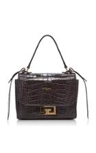 Givenchy Eden Mini Croc-embossed Leather Shoulder Bag
