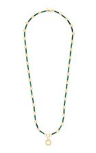 Foundrae 18k Gold And Malachite Necklace