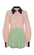 Marni Color Blocked Button Down