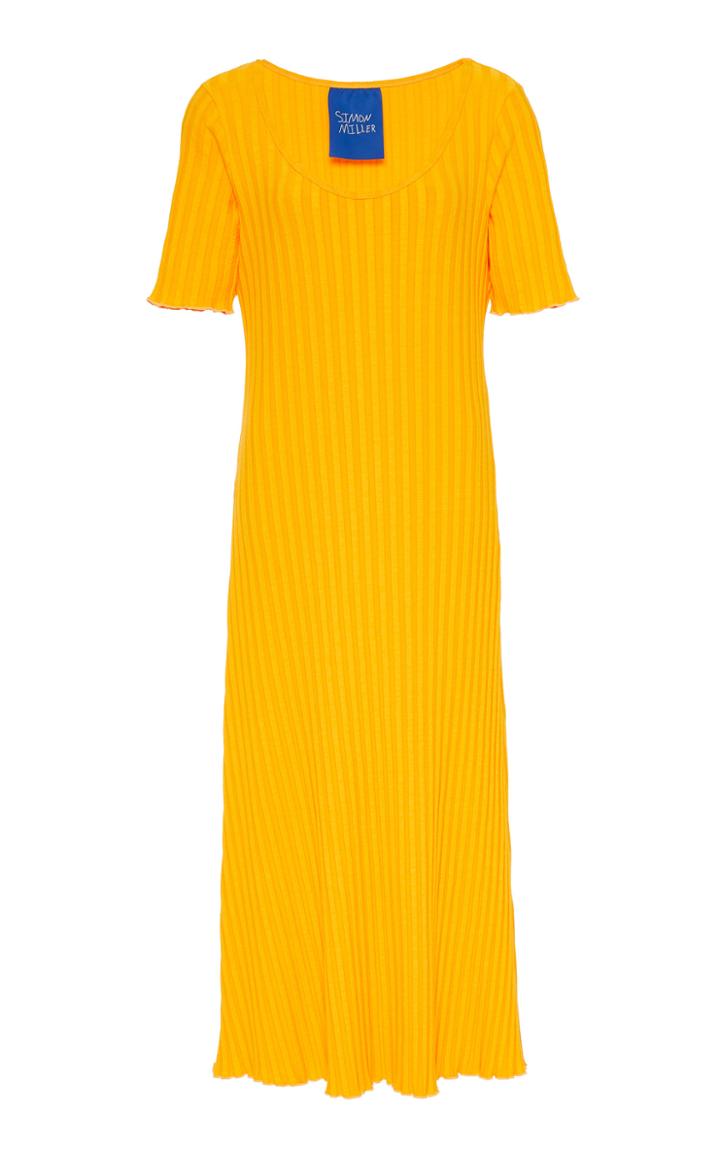 Simon Miller Andros Ribbed Midi Dress