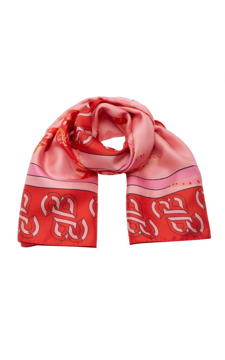 Moda Operandi Brandon Maxwell Lizard-print Silk Scarf