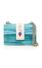 Kooreloo New Yorker Soho Fabric Shoulder Bag With Embroidery