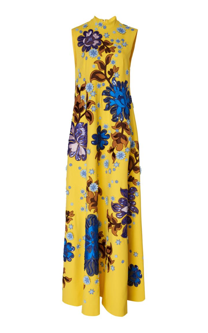 Moda Operandi Andrew Gn Sleeveless Crepe Dress Size: 34
