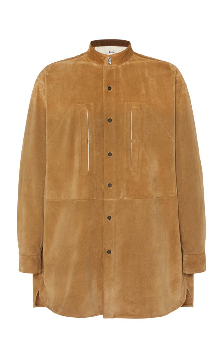 Acne Studios Litka Suede Leather Jacket