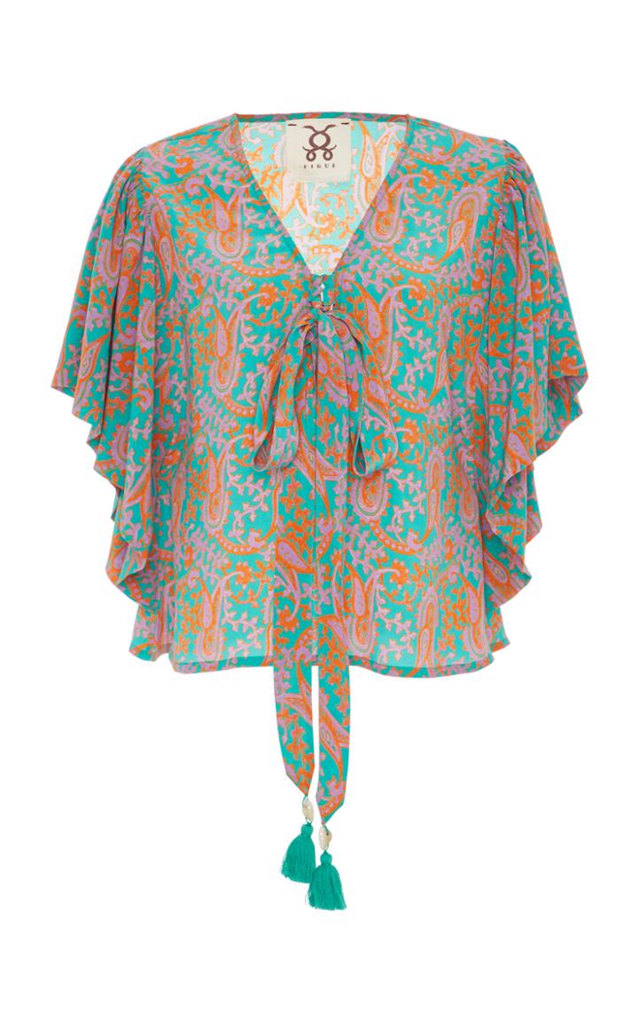 Figue Lena Tassel Tie Top