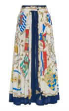 Moda Operandi Etro Printed Silk Midi Skirt