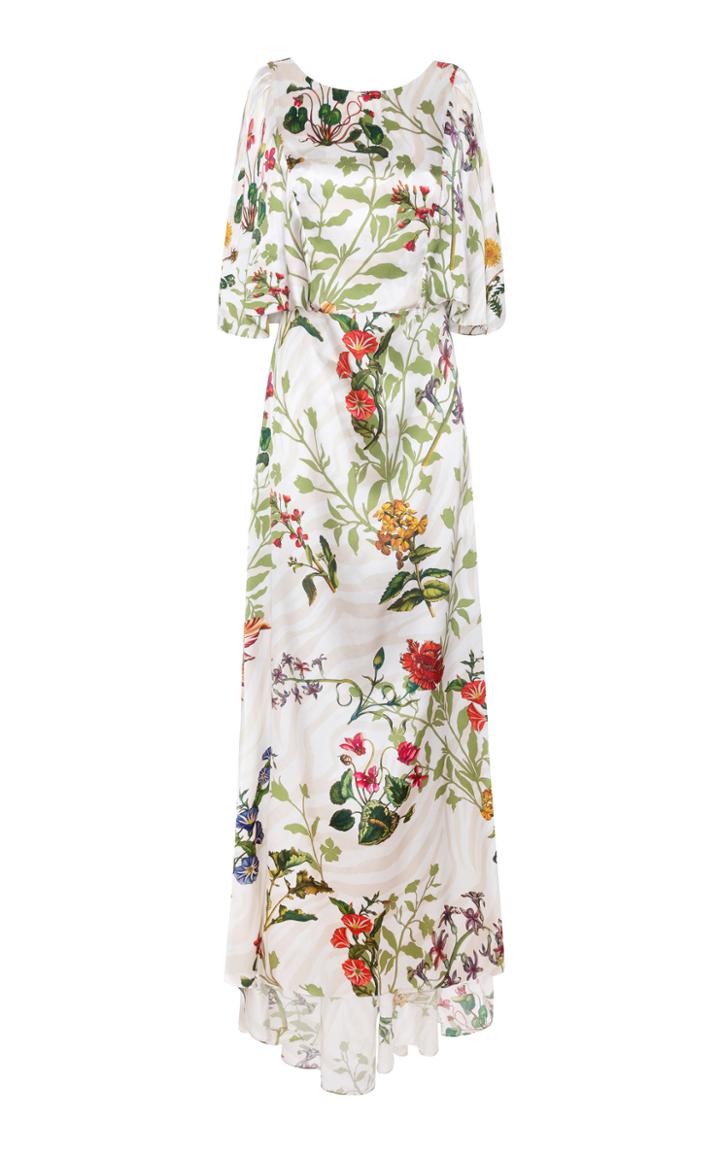 Adriana Iglesias Clarisse Silk Satin Dress