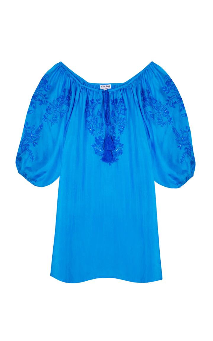 Moda Operandi Juliet Dunn Silk Boho Blouse