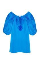 Moda Operandi Juliet Dunn Silk Boho Blouse