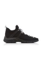 Prada Lace-up Knit Sneakers