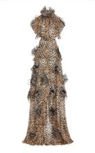Maticevski Petal-embellished Satin Gown With Belt