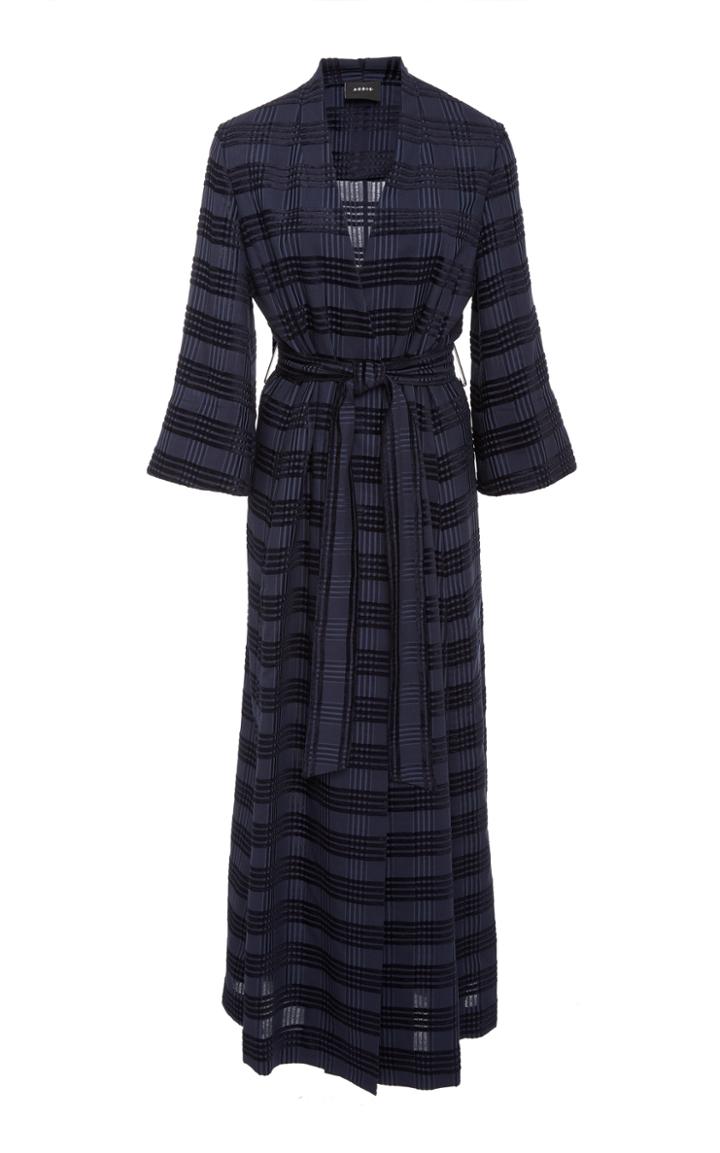 Akris Square Jacquard Cardigan Wrap Coat
