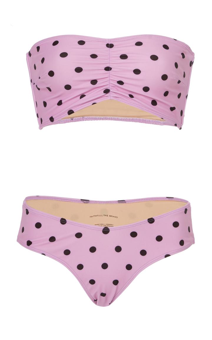 Faithfull The Brand Lona Polka Dot Bikini
