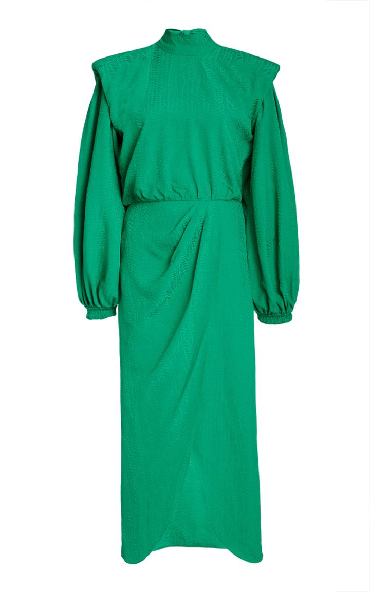 Moda Operandi Johanna Ortiz Celestial Domain Crepe Midi Dress