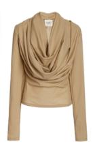 A.w.a.k.e. Mode Rollercoaster Draped Wool Top
