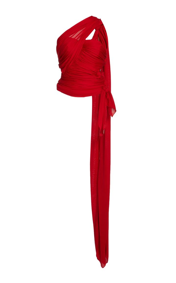 Moda Operandi Gabriela Hearst Opry Upcycled Draped Top