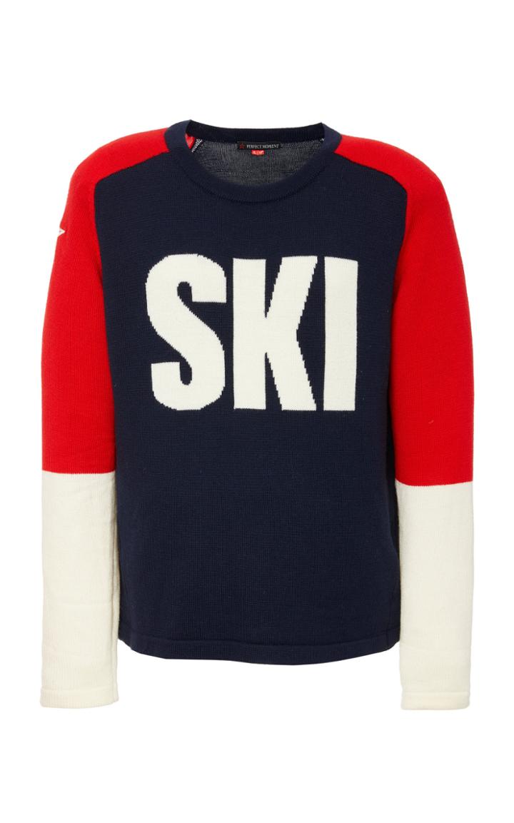 Perfect Moment Ski Merino Wool Sweater