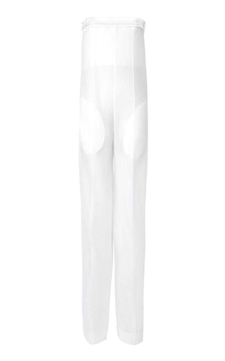Moda Operandi Peter Do Strapless Organza Tuxedo Jumpsuit