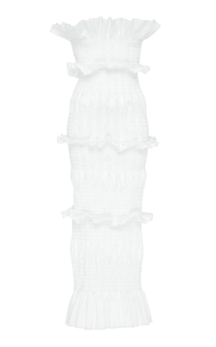Emilio De La Morena Coralie Strapless Silk Dress