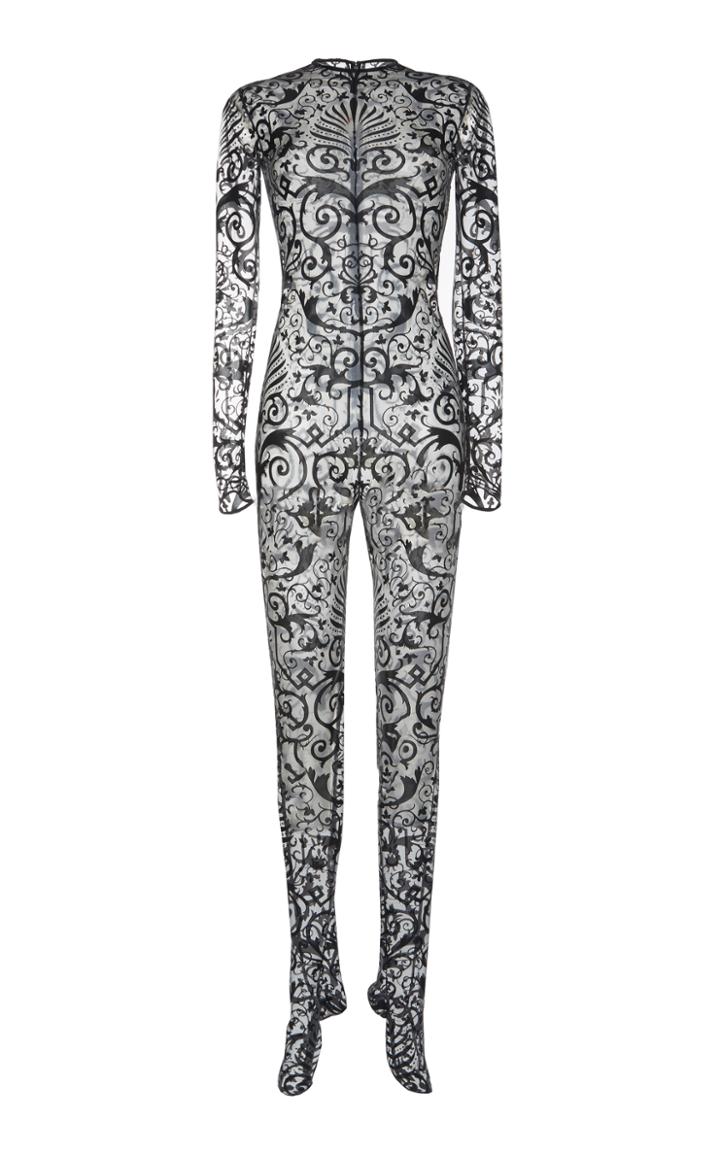 Versace Matt Viscose Jersey Dress Suit